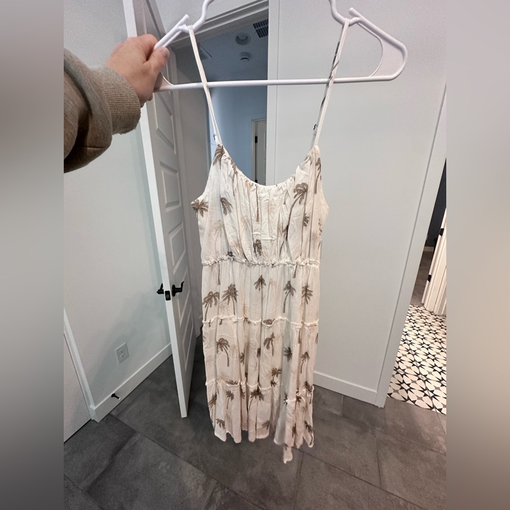 Ocean drive palm tree mini dress